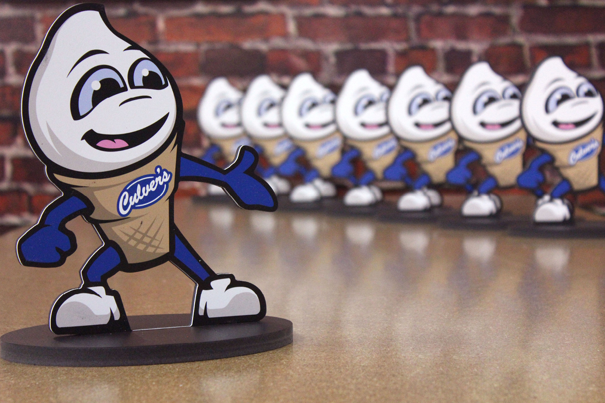 Culvers - Scoopie-Mini standees-