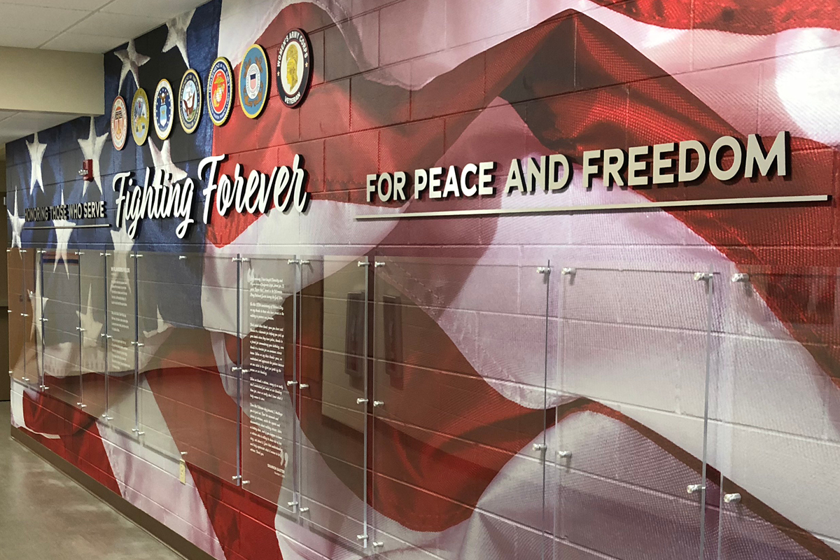 Dodgeville HS - Veterans Wall2