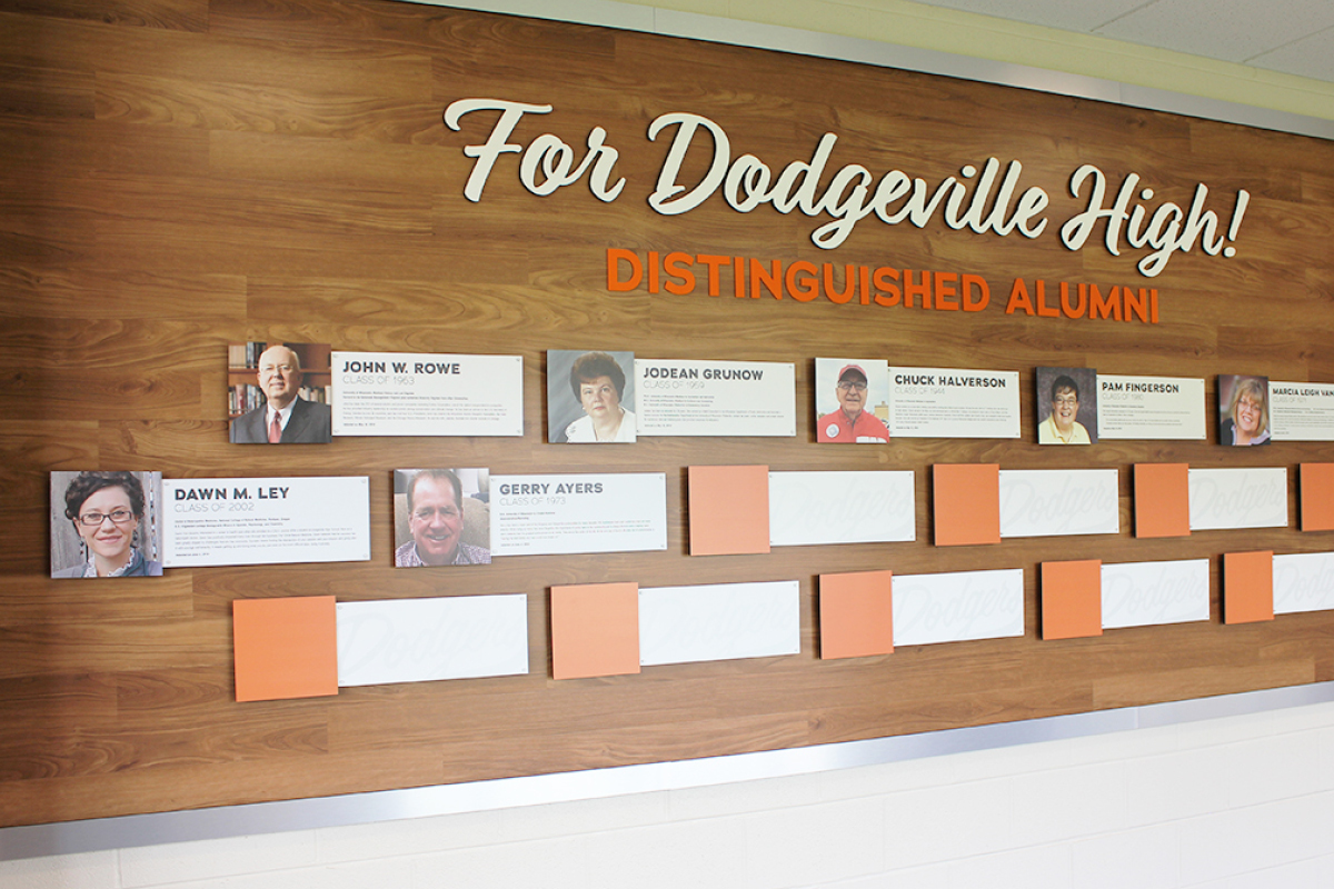 Dodgeville-HS-Alumni-Wall