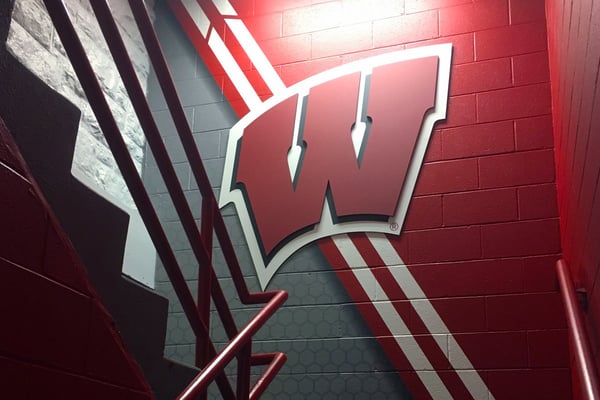 UW-Madison Camp Randall Stairwell