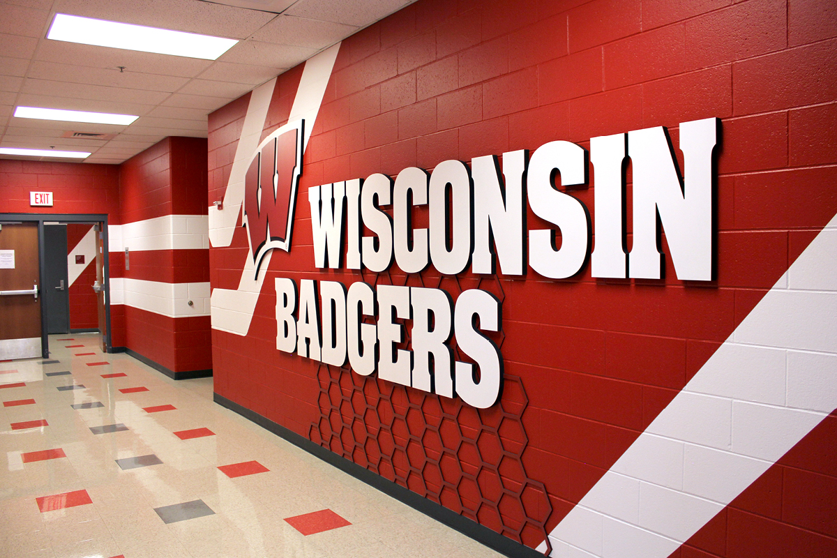 University of Wisconsin Basketball Hallways
