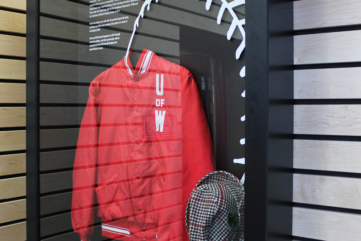 UW Madison Goodman Softball Shadow Box