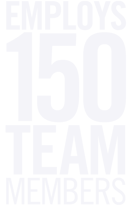 employs 160 team members