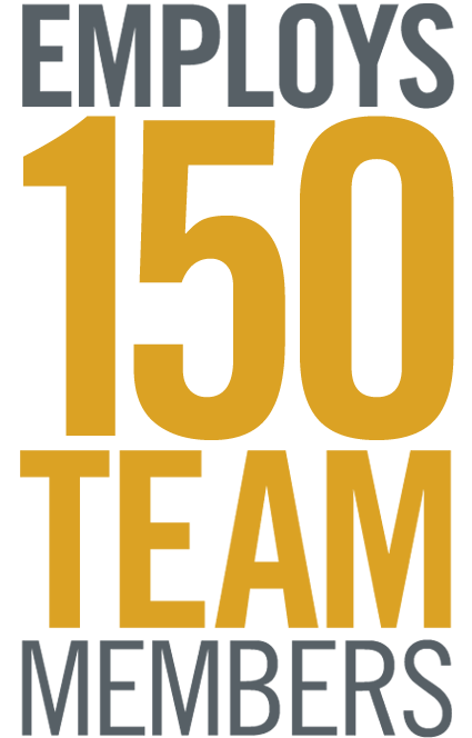 employs 160 team members